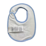 Le Bebe' Bavetta Tinta Unita con Stampa per Neonato LBB4900 BIANCO LE BEBE' 