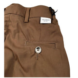 Yes London Pantalone Tinta Unita con Elastico In Vita per Bambino JR3035 MARRONE YES LONDON 