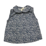 Babe & Tess Camiglia Giromanica Tinta Unita con Stampa per Bambina 26518020 BLU BABE & TESS 