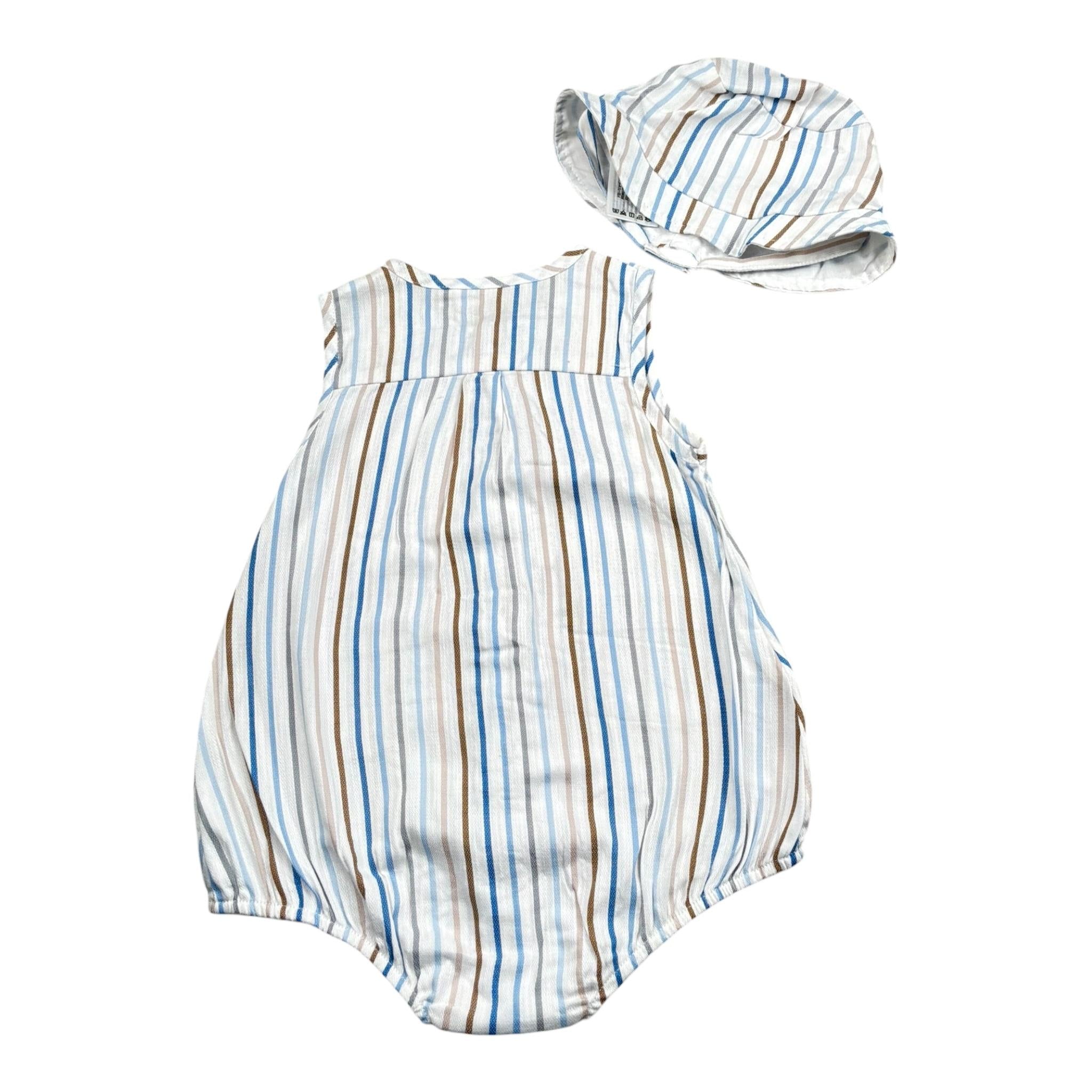 Mayoral Completo 2 Pezzi Pagliaccetto-Cappello per Neonato 16033 BIANCO MAYORAL 