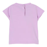 Liu Jo T-Shirt Girocollo Tinta Unita con Logo per Neonata HA5063 LILLA LIU JO 