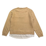 PAOLO PECORA maglia tinta unita girocollo Beige per Bambino PP3739 BEIGE PAOLO PECORA 