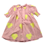 Piccola Ludo Abito Tinta Unita con Fantasia per Neonata BS10WB058 ROSA PICCOLA LUDO 