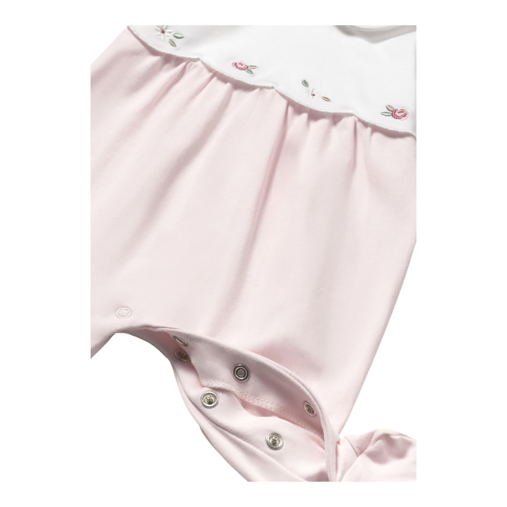 Mayoral Tutina Manica Lunga Bicolore per Neonata 175157 BIANCO/ROSA MAYORAL 