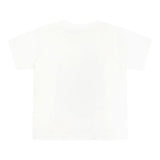 Stella Mccartney T-Shirt Girocollo Tinta Unita con Stampa per Bambina TW8S31 BIANCO STELLA McCARTNEY 