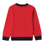 SARABANDA maglia tinta unita con stampa gnomo Rosso per Bambino 0A110X ROSSO SARABANDA 
