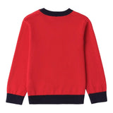 SARABANDA maglia tinta unita con stampa gnomo Rosso per Bambino 0A110X ROSSO SARABANDA 