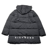 JOHN RICHMOND giubbino tinta unita con cappuccio e logo Nero per Bambino RBA24029PIS8 NERO JOHN RICHMOND 