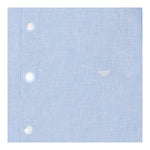 Emporio Armani Camicia Tinta Unita con Manica Lunga E Microfantasia per Bambino 3D4CJD AZZURRO EMPORIO ARMANI 