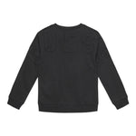 GUESS felpa chiusa girocollo tinta unita con logo Nero per Bambino L4YQ05KAD73X NERO GUESS 
