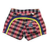 Sundek Costume Bermuda Tinta Unita Con Fantasia A Quadri Rosa Per Bambino