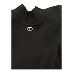 TWINSET abito tinta unita con tulle Nero per Bambina 242GJ3121 NERO TWINSET 