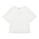 Philosophy T-Shirt Girocollo Tinta Unita con Stampa per Bambina I1E605XXX BIANCO PHILOSOPHY 
