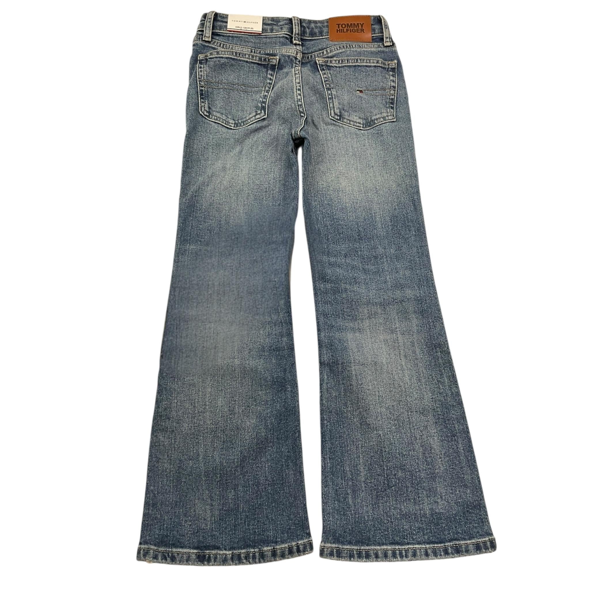 Tommy Hilfiger Jeans Tinta Unita Modello Zampa per Bambina KG0KG08276 AZZURRO TOMMY HILFIGER 