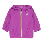 K-Way Giubbino Tinta Unita con Cappuccio per Bambina K61336WW VIOLA K-WAY 