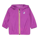 K-Way Giubbino Tinta Unita con Cappuccio per Bambina K61336WW VIOLA K-WAY 