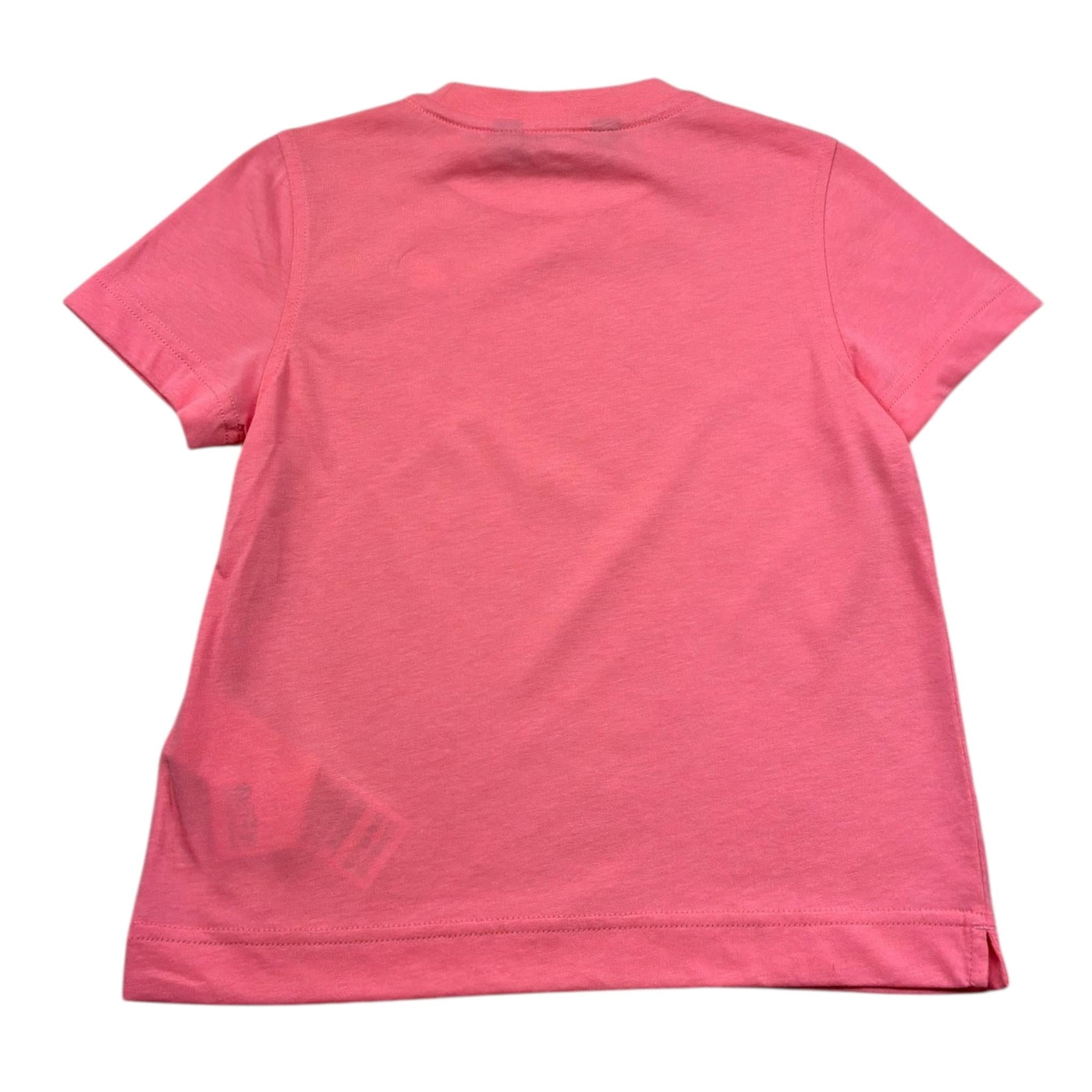 K-Way T-Shirt Girocollo Tinta Unita con Stampa per Bambina K2151LWW ROSA K-WAY 