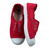 Chipie Sneakers, einfarbig, mit roter Kontrastsohle für Neugeborene