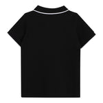 Boss Polo Mezza Manica Tinta Unita per Neonato J05P13 NERO BOSS 