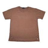 Emanuel Pris T-Shirt Girocollo Tinta Unita per Bambino ETS3136R MARRONE EMANUEL PRIS 