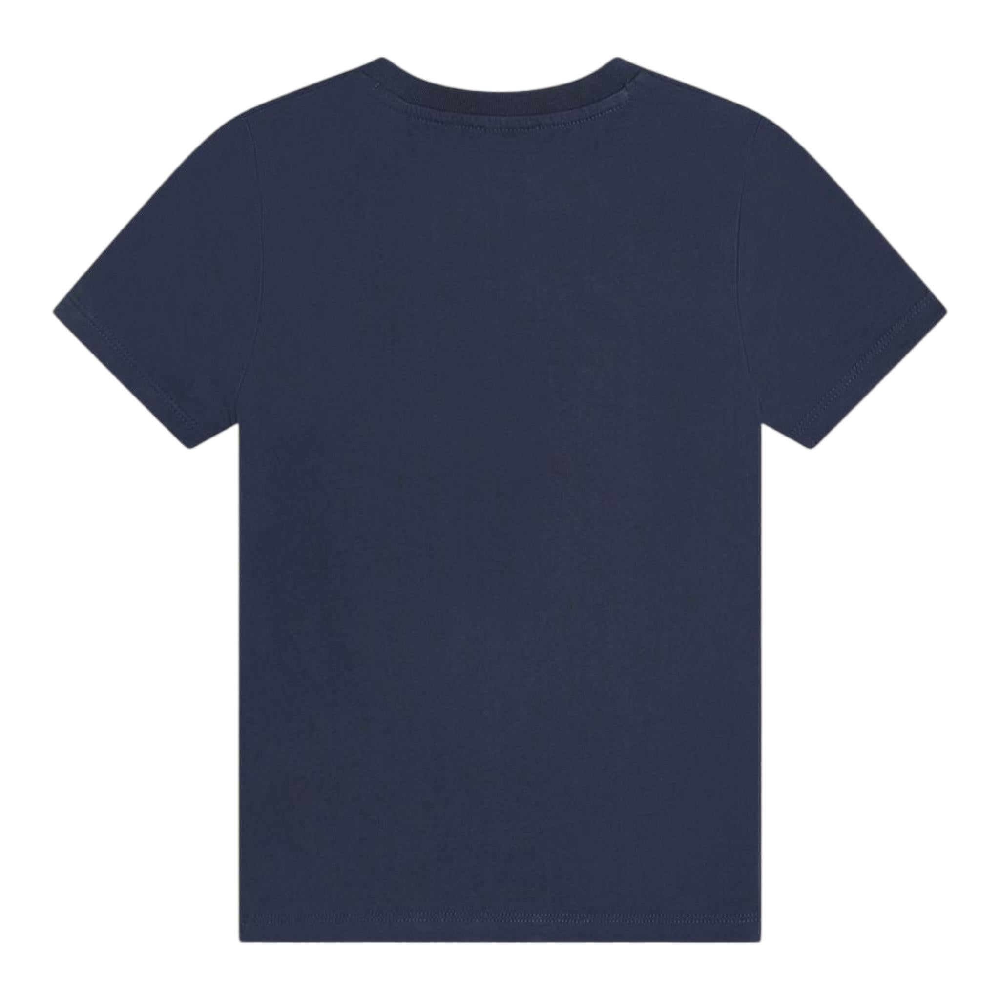 Kenzo T-Shirt Girocollo tinta unita Blu per Bambino K60357 BLU KENZO 