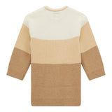 GUESS abito bicolore girocollo con stampa Beige/panna per Neonata K4BK19Z3FU0 BEIGE/PANNA GUESS 