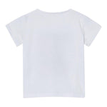 Liu Jo T-Shirt Girocollo tinta unita con Stampa E Brillantini Bianco per Bambina KA5093XXX BIANCO LIU JO 