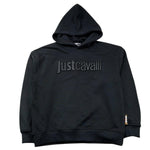 Just Cavalli Felpa Chiusa Girocollo Tinta Unita con Logo per Bambino JGP26013FE NERO JUST CAVALLI 