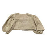 La Stupenderia Coprispalle Tinta Unita Mezza Manica per Bambina CJGH72 SABBIA LA STUPENDERIA 