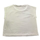 Liu Jo T-Shirt Girocollo Tinta Unita con Stampa per Bambina GA5165 BIANCO LIU JO 