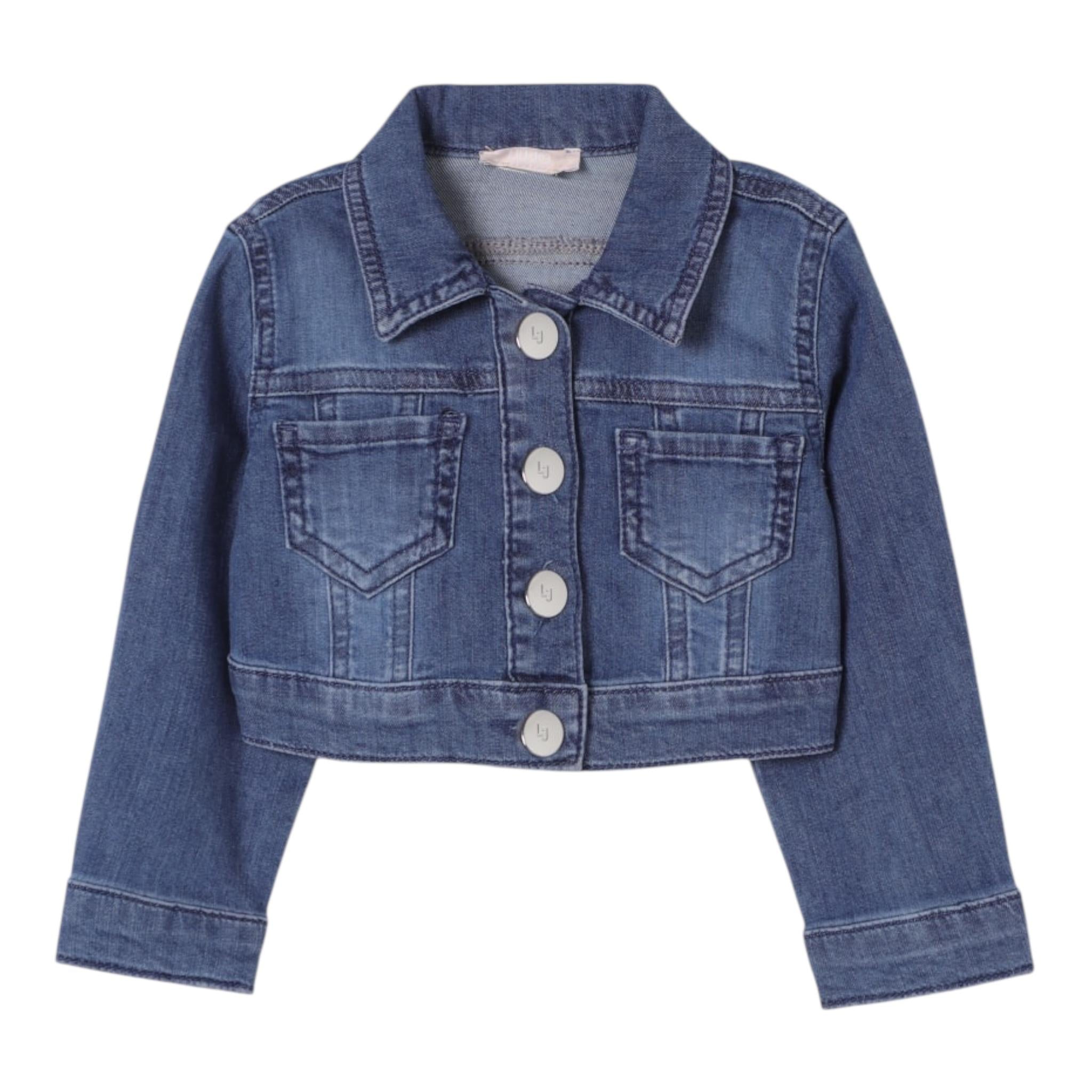 Liu Jo Giubbino In Denim Tinta Unita per Neonata KA5044 BLU LIU JO 