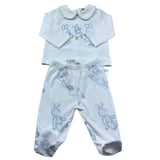 Le Bebe Completo 2 Pezzi Shirt-Ghettina Tinta Unita per Neonato LBB5258 BIANCO LE BEBE 
