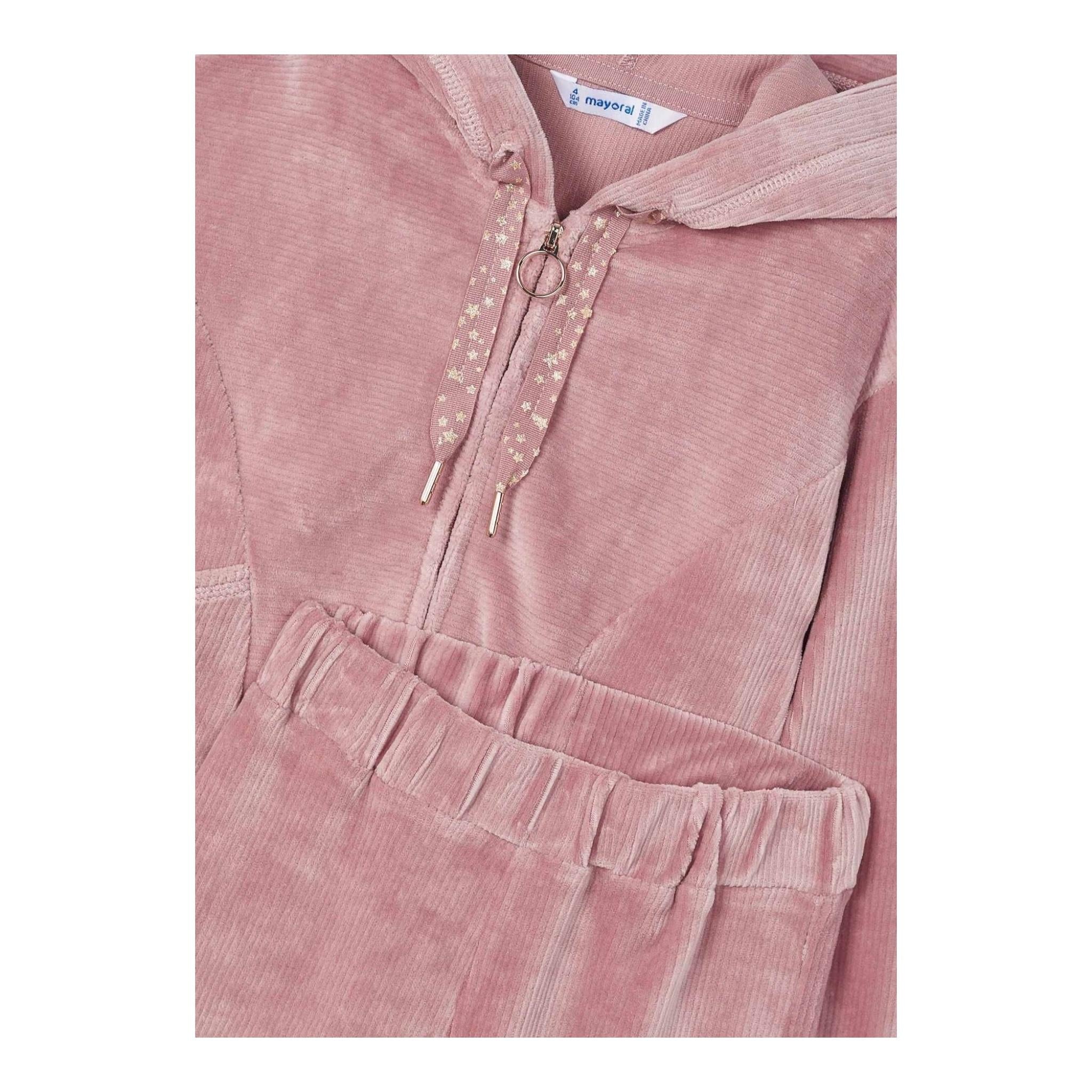 MAYORAL completo 2pz felpa-pantalone in ciniglia Rosa per Bambina 4890 ROSA MAYORAL 