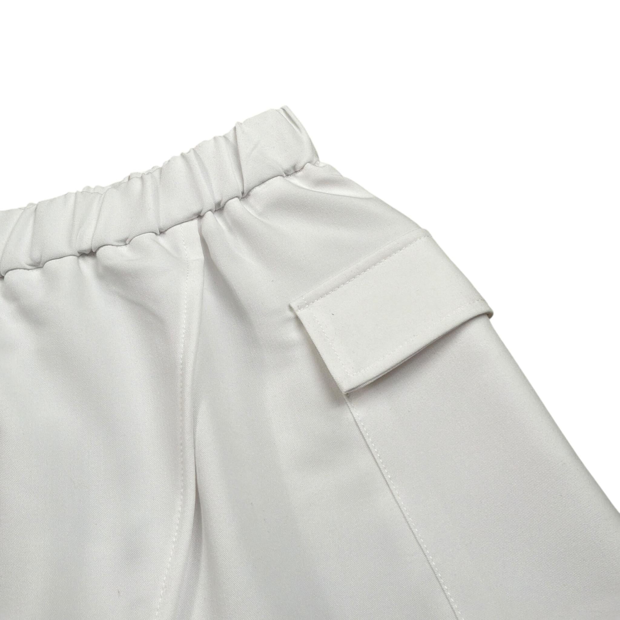 Gaelle Gonna tinta unita con Elastico In Vita Bianco per Bambina 2746G00507 BIANCO GAELLE 