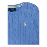 Ralph Lauren Maglia Girocollo Tinta Unita con Logo per Bambino 323702674016 AZZURRO RALPH LAUREN 