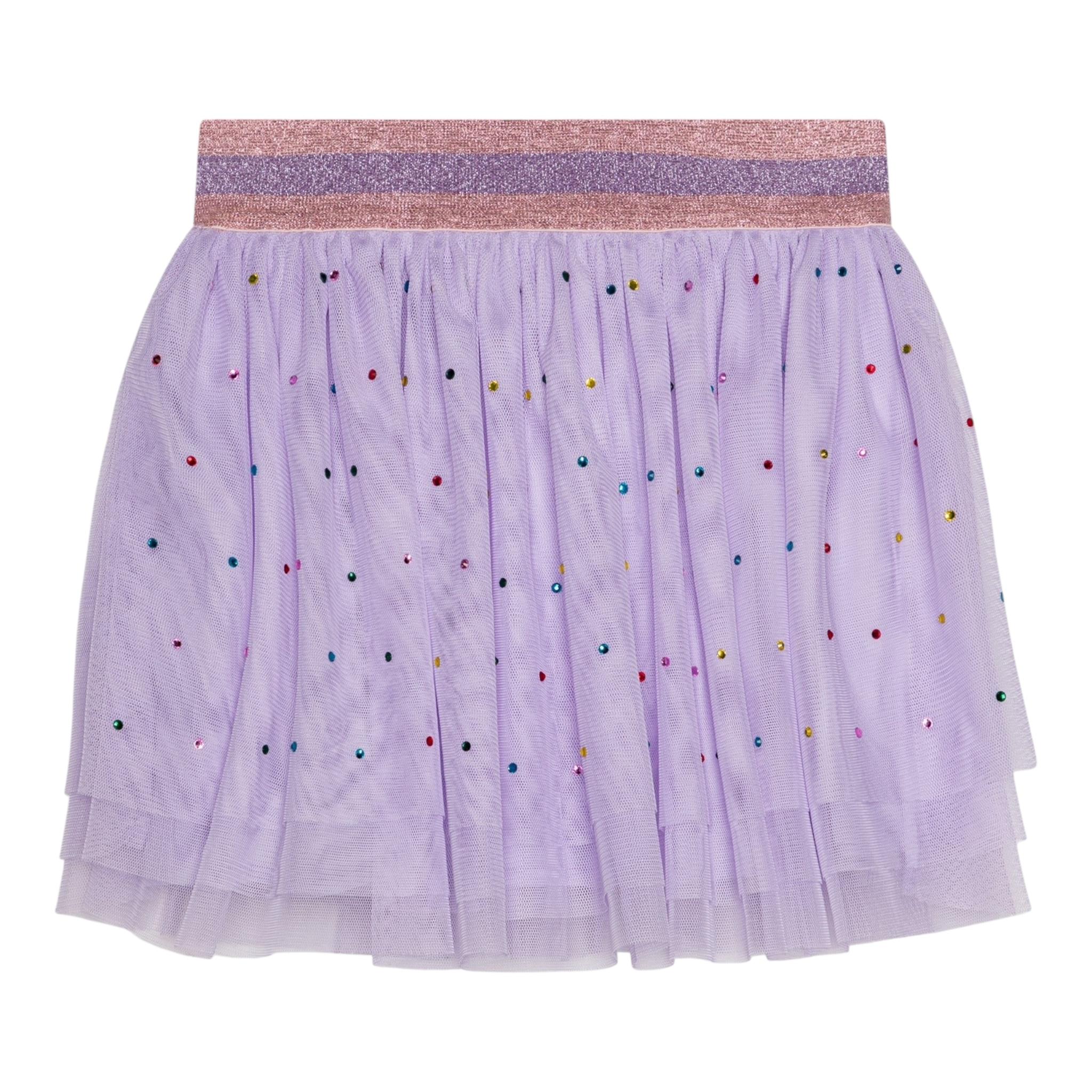 Stella Mccartney Gonna In Tulle Tinta Unita con Brillantini per Bambina TW7B21 LILLA STELLA McCARTNEY 