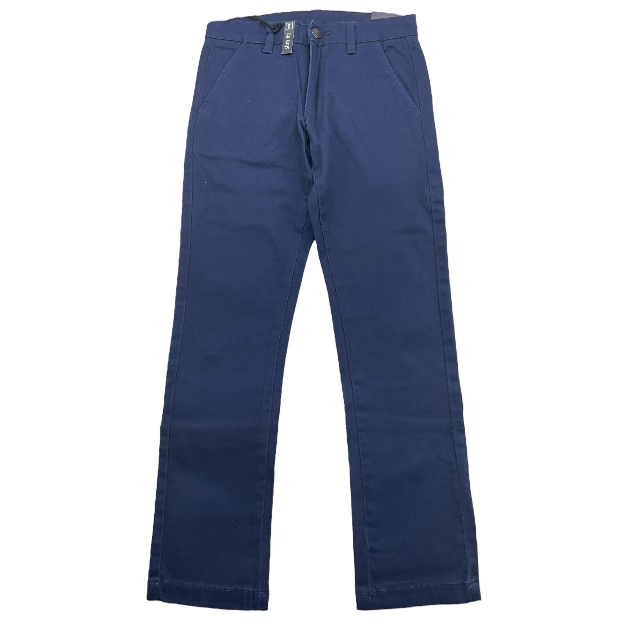 SARABANDA pantalone tinta unita con girovita regolabile Blu per Bambino 07160 BLU SARABANDA 
