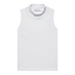 Calvin Klein Canotta Tinta Unita Giromanica con Stampa per Bambina IG0IG02486 BIANCO CALVIN KLEIN 