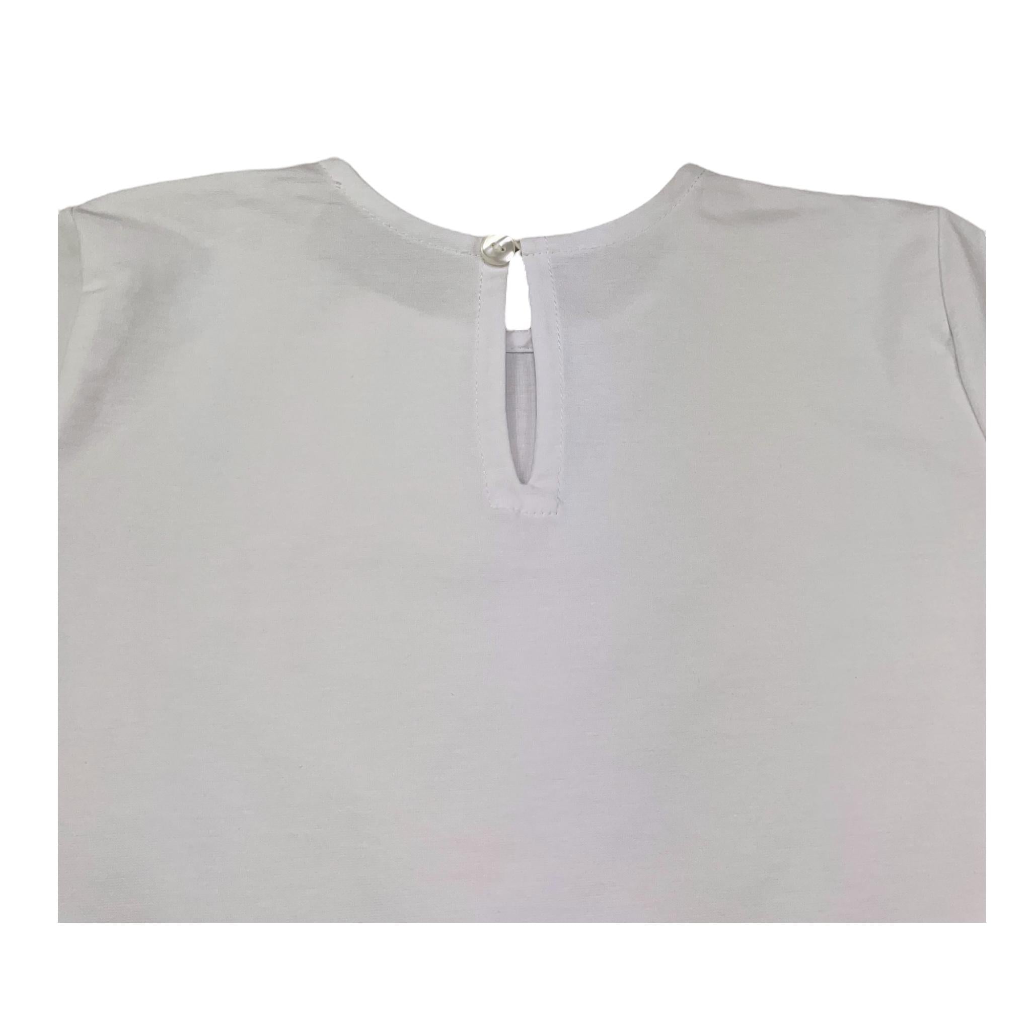 @Madilly T-Shirt Girocollo Tinta Unita per Bambino MALENA BIANCO @MADILLY 