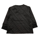 CESARE PACIOTTI shirt girocollo tinta unita con stampa Nero per Neonato TSP5314BX NERO CESARE PACIOTTI 