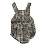 CALAMARO salopette tinta unita fantasia a quadri Bianco per Neonato 32456 BIANCO CALAMARO 
