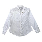Eleventy Camicia Tinta Unita Manica Lunga Con Bottoni Bianco Per Bambino