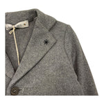 MANUEL RITZ giacca tinta unita con tasche Grigio per Neonato MR2828 GRIGIO MANUEL RITZ 