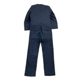 Shako' Completo 3 Pezzi Camicia-Giacca-Pantalone-Papillon Blu Per Bambino