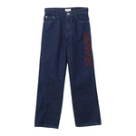 LANVIN jeans tinta unita cn logo Blu per Bambino N30132 BLU LANVIN 