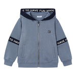 MAYORAL felpa con zip e cappuccio tinta unita Azzurro per Neonato 4473 AZZURRO MAYORAL 