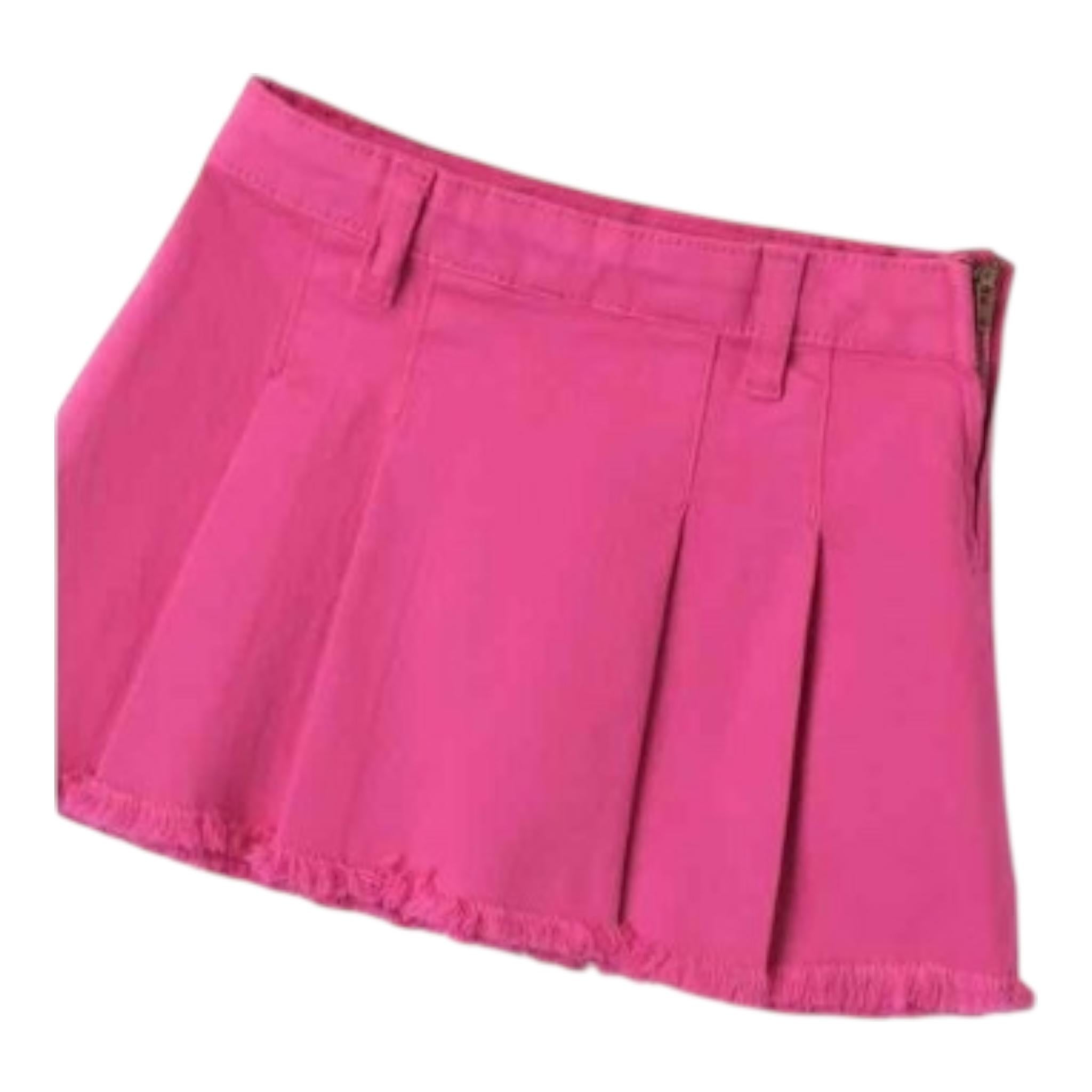 Sarabanda Gonna Tinta Unita con Girovita Regolabile per Neonata 0B226 FUXIA SARABANDA 