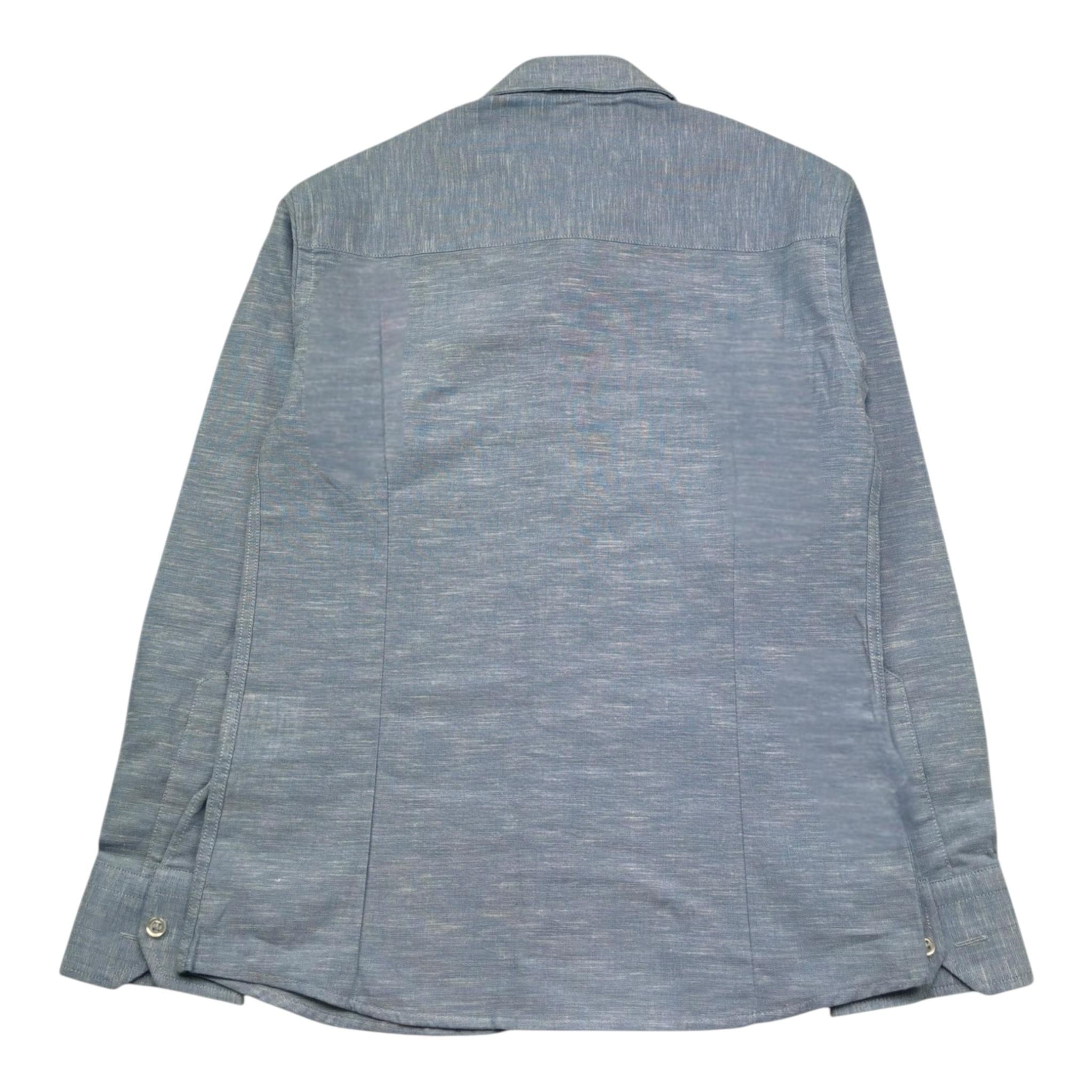 Emanuel Pris Camicia Manica Lunga Tinta Unita per Bambino ECM4169R AZZURRO EMANUEL PRIS 
