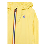 K-Way Giubbino Tinta Unita con Cappuccio per Bambino K61336WX GIALLO K-WAY 