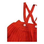 LE COCONNE gonna tinta unita con bretelle Arancione per Bambina LCN2296 ARANCIONE LE COCONNE 